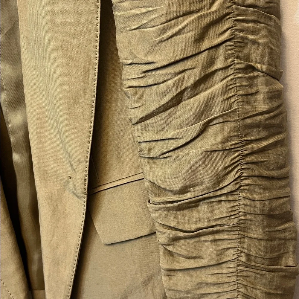 Zara Woman Beige-Tan Tailored Blazer - Picture 4 of 6